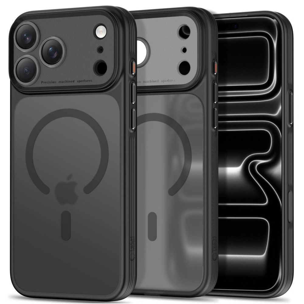 Tech-Protect MagPrime MagSafe CC ümbris mudelitele iPhone 18 Pro / iPhone 17 Pro, mattmust