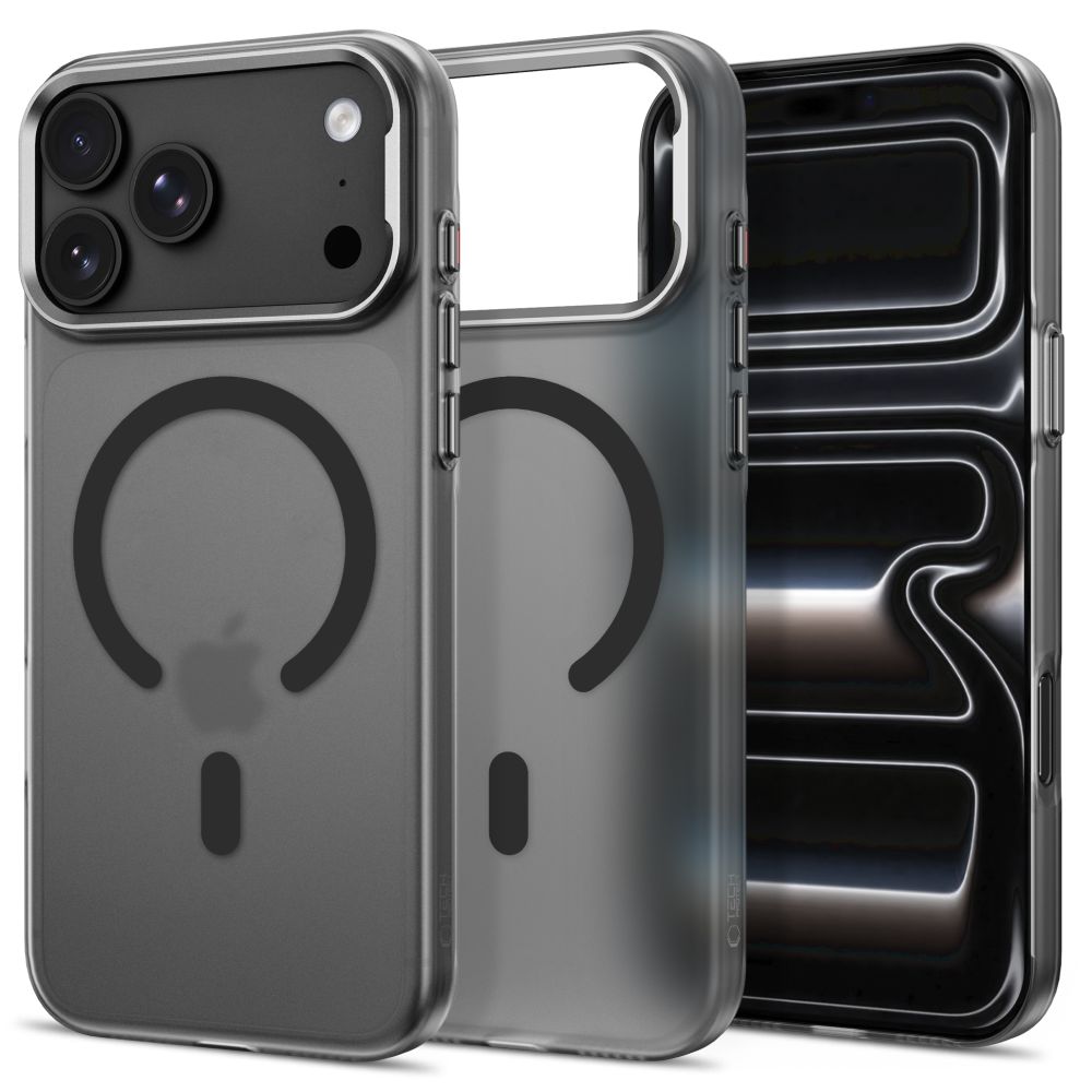 Tech-Protect MagZero MagSafe ümbris iPhone 17 Pro Max / 18 Pro Maxile – poolläbipaistev mattmust