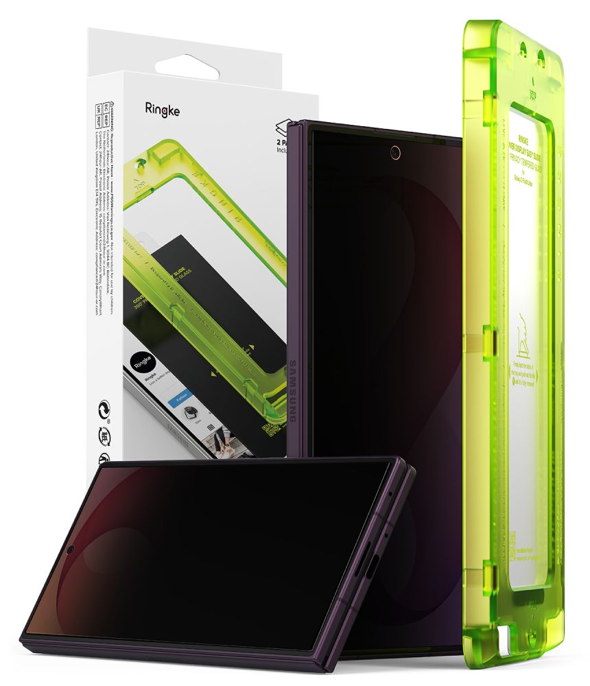 Ringke Easy Slide Privacy 360 2 privaatsusfiltriga kaitseklaasi komplekt mudelile Samsung Galaxy Z Fold 8 Ultra