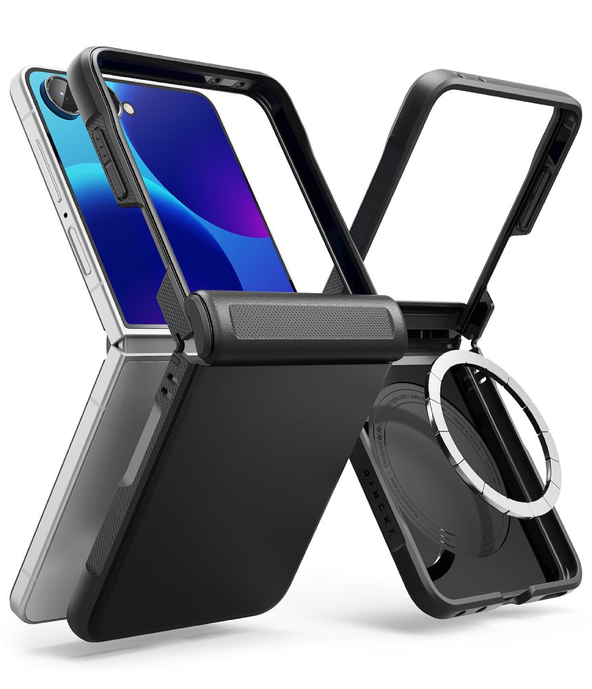 Ringke Onyx Flap MagSafe ümbris mudelile Samsung Galaxy Z Flip 8 – must