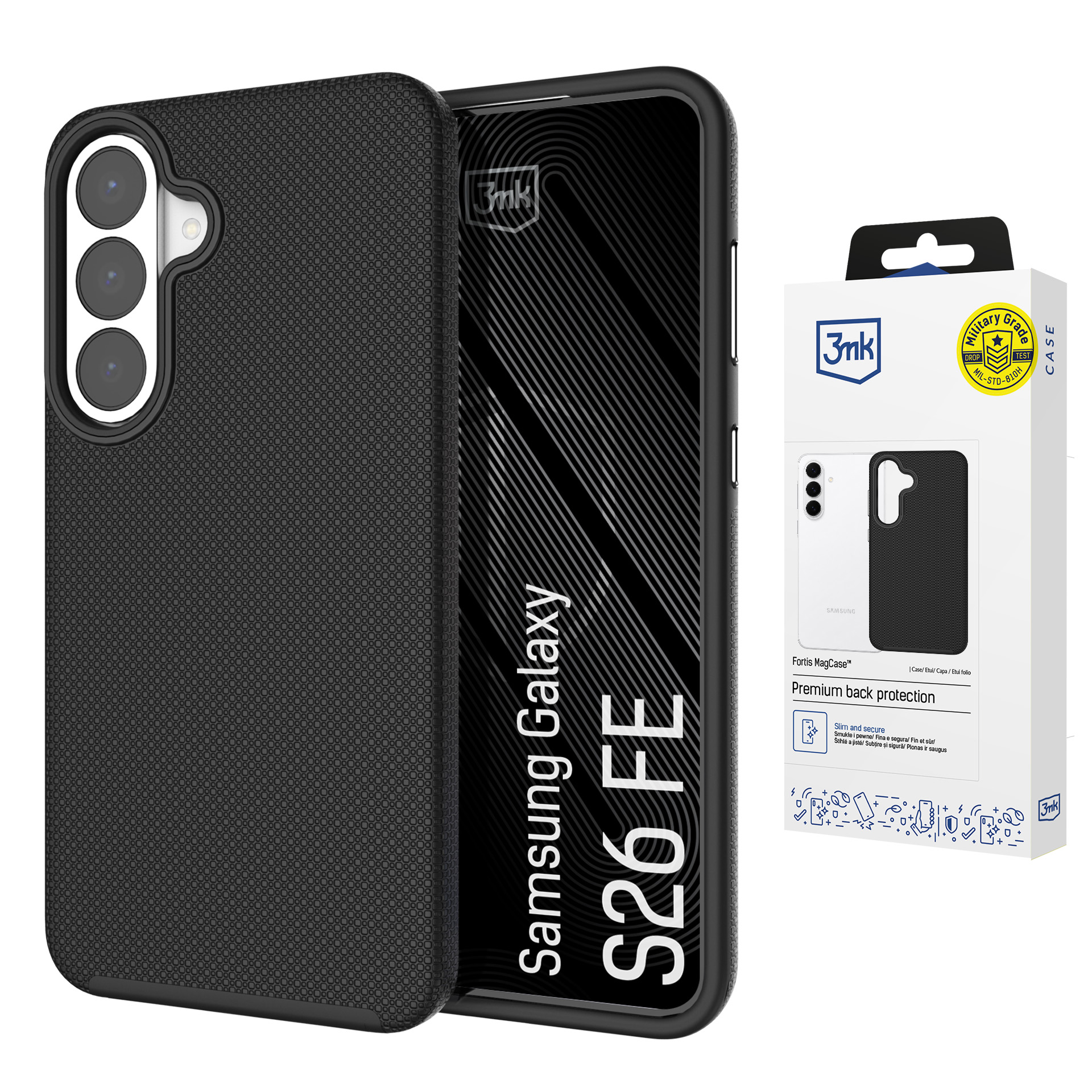 Samsung Galaxy S26 FE – 3mk Fortis MagCase telefoniümbris