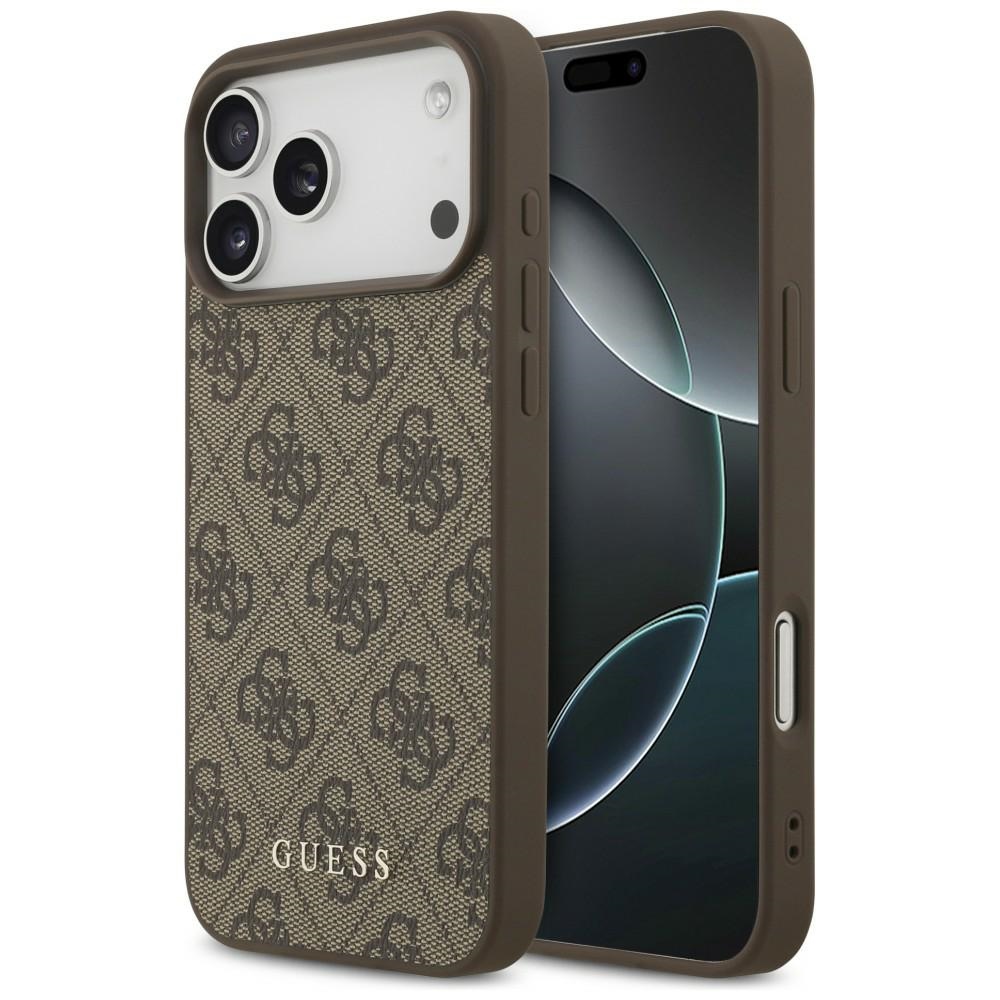 Guess 4G Classic ümbris mudelile iPhone 17 Pro Max / 18 Pro Max – pruun