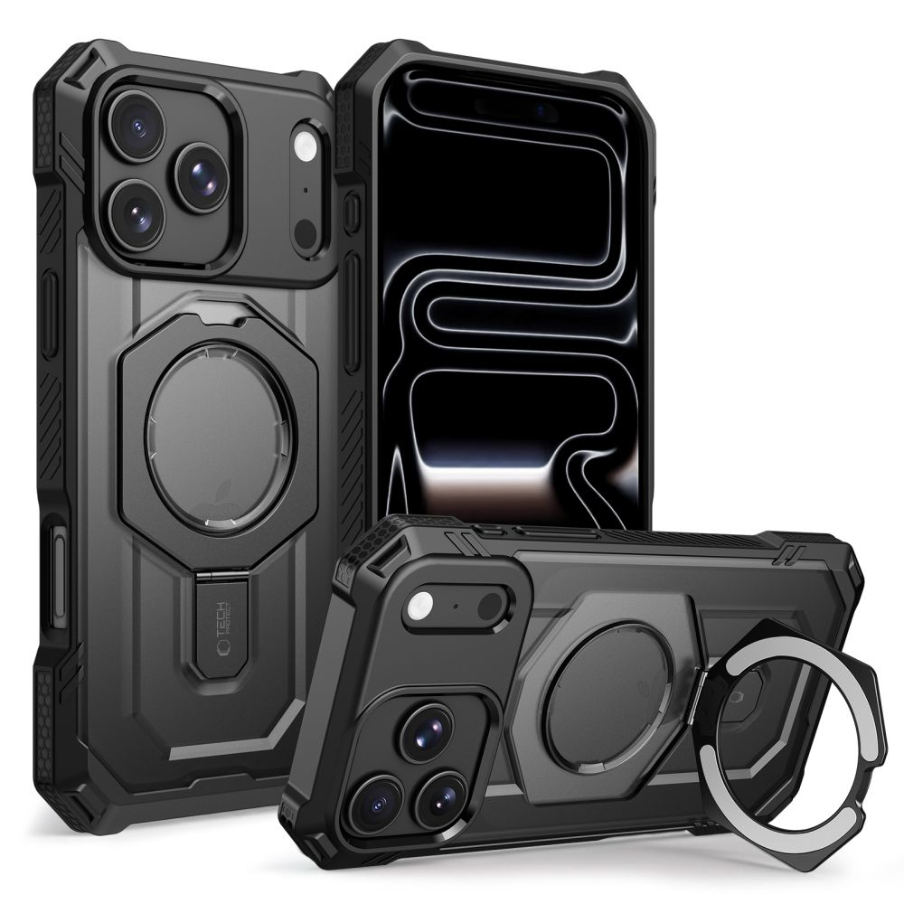 Tech-Protect MagForce MagSafe ümbris mudelile iPhone 17 Pro / 18 Pro – mattmust