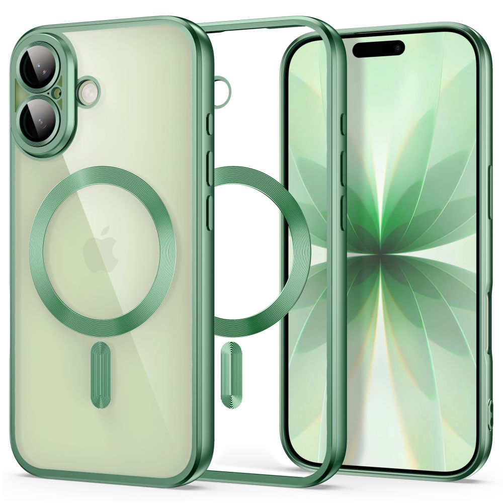 Tech-Protect MagFlex ümbris iPhone 17 jaoks, mattroheline