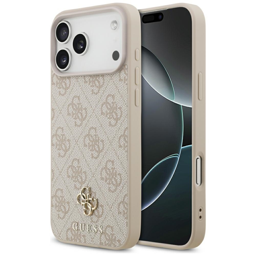 Guess 4G Small Classic Logo MagSafe-ümbris iPhone 17 Pro Max / 18 Pro Max jaoks, roosa