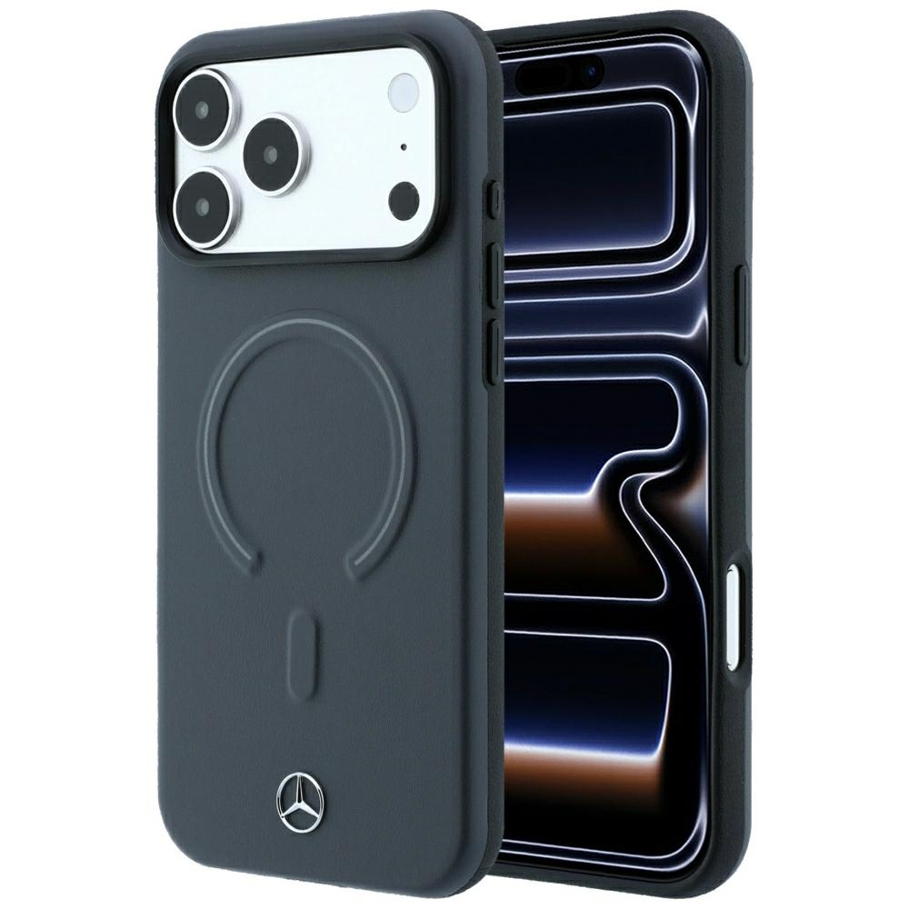 Mercedes 3D MagSafe nahast ümbris mudelitele iPhone 18 Pro Max / 17 Pro Max, antratsiit
