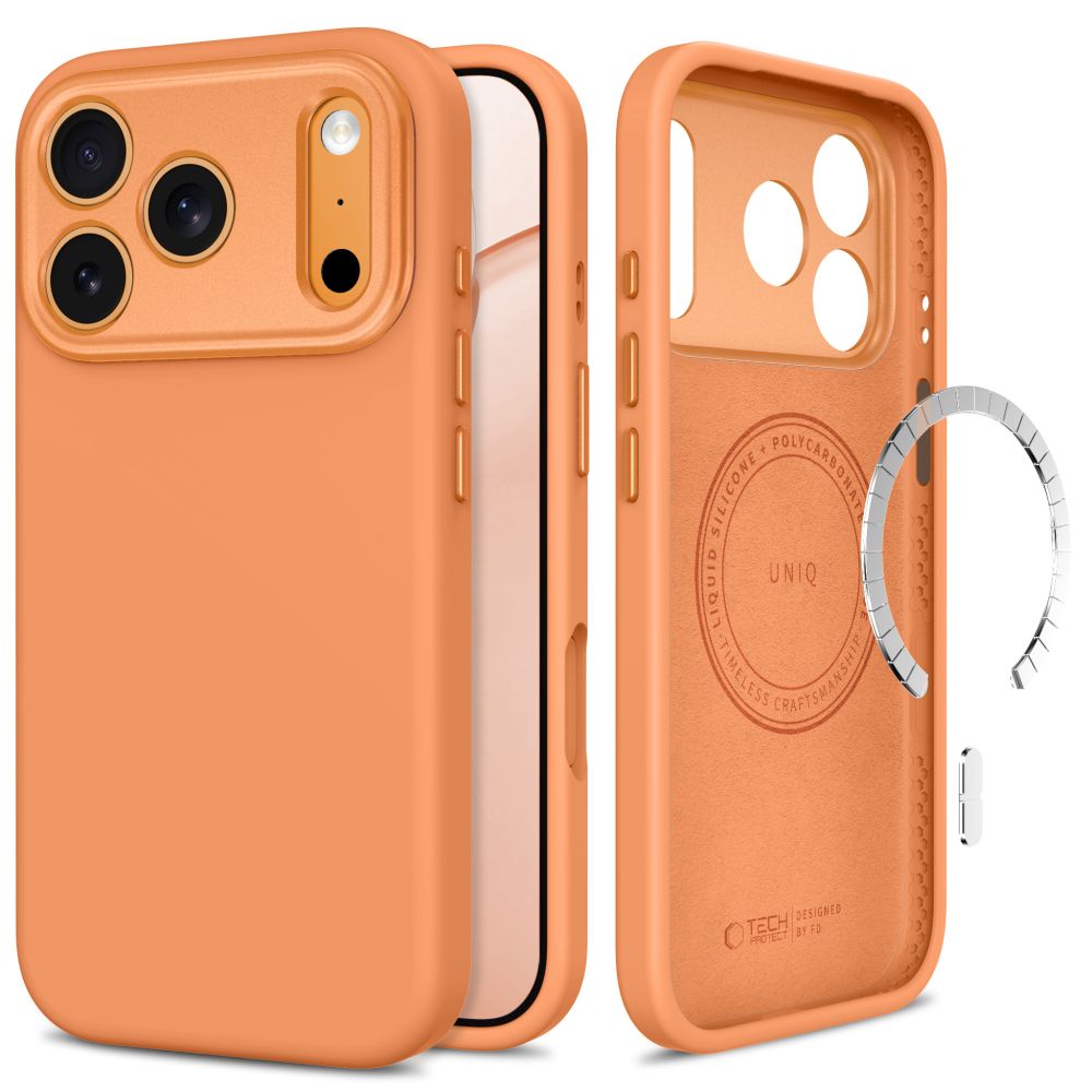 Tech-Protect Uniq MagSafe CC ümbris mudelitele iPhone 18 Pro Max / 17 Pro Max, oranž