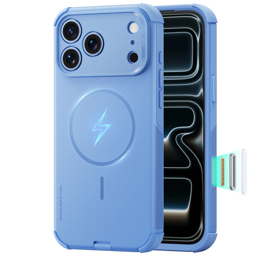 ESR Cyber Tough MagSafe ümbris mudelitele iPhone 18 Pro Max / 17 Pro Max, helesinine