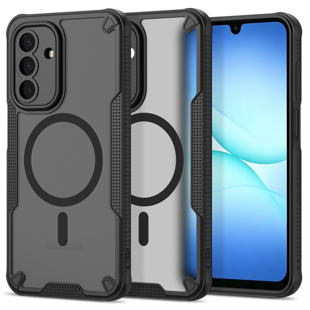 Tech-Protect Rugged Shield MagSafe ümbris mudelitele Samsung Galaxy A17 / A18 / A26 4G / 5G, mattmust
