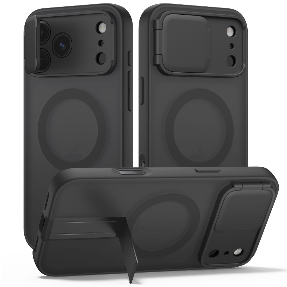 Tech-Protect Kevlar Aura MagSafe ümbris mudelitele iPhone 18 Pro / 17 Pro, mattmust