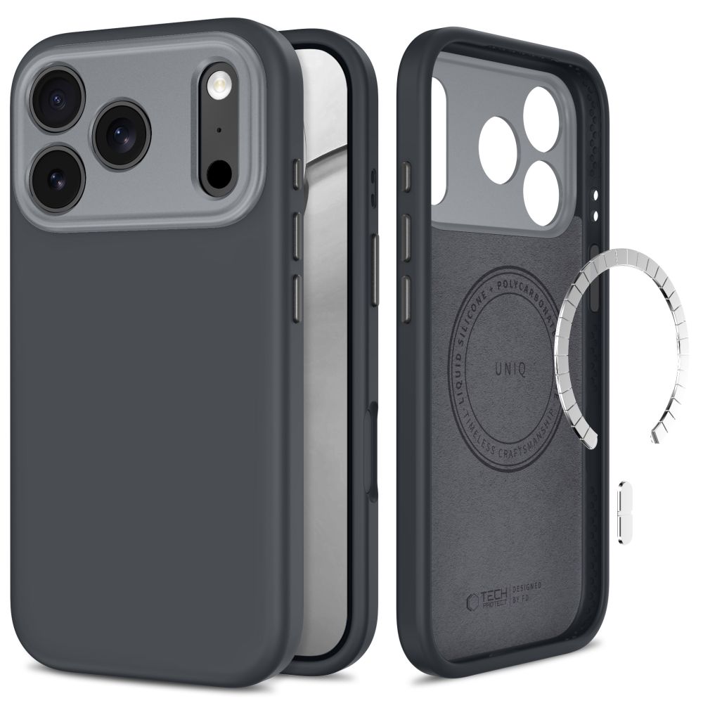 Tech-Protect Uniq MagSafe CC ümbris iPhone 18 Pro Max / 17 Pro Max jaoks, grafiithall