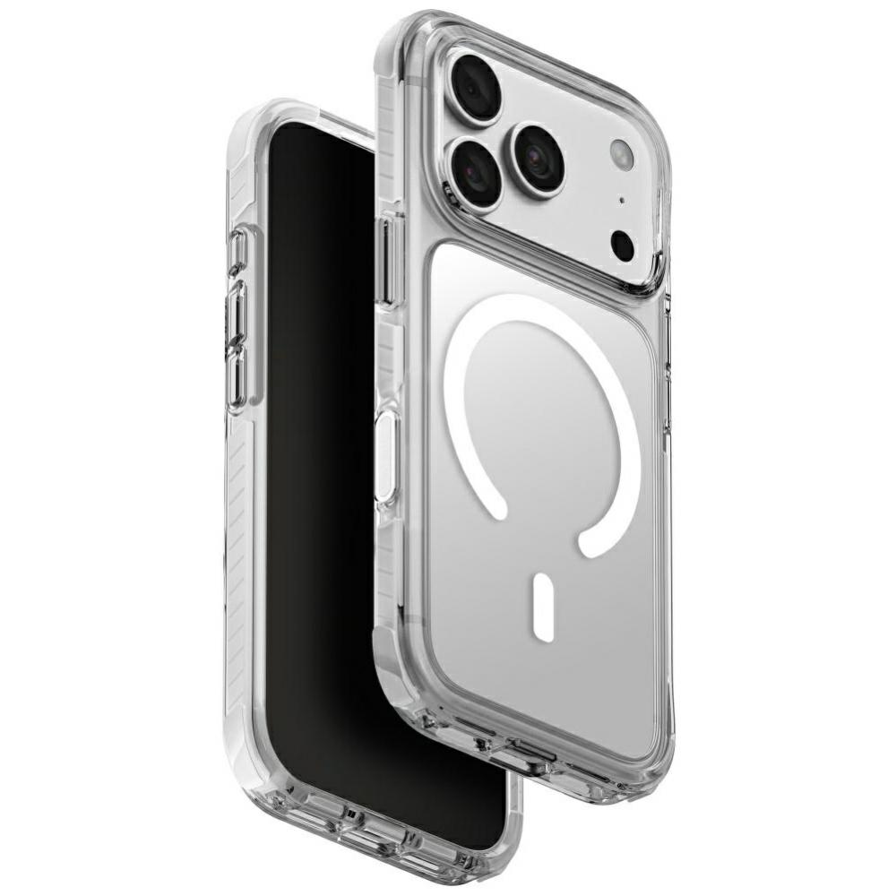 Uniq Combat Magclick Charging ümbris iPhone 18 Pro / 17 Pro – valge
