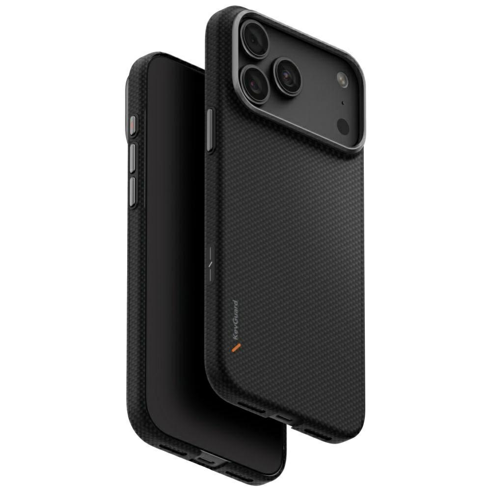 Uniq Keva EDGE Magclick Charging ümbris iPhone 18 Pro Max / 17 Pro Max – must