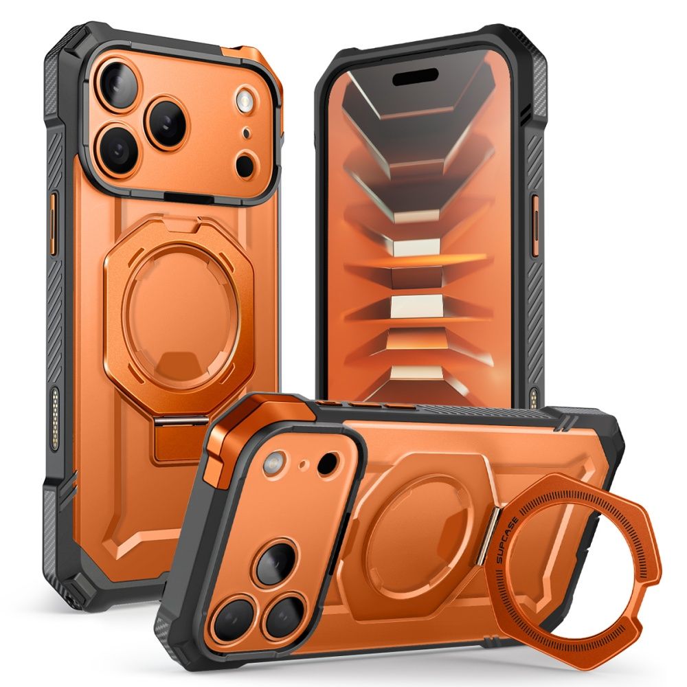 Supcase UB Grip Mag MagSafe ümbris iPhone 18 Pro / 17 Pro – oranž