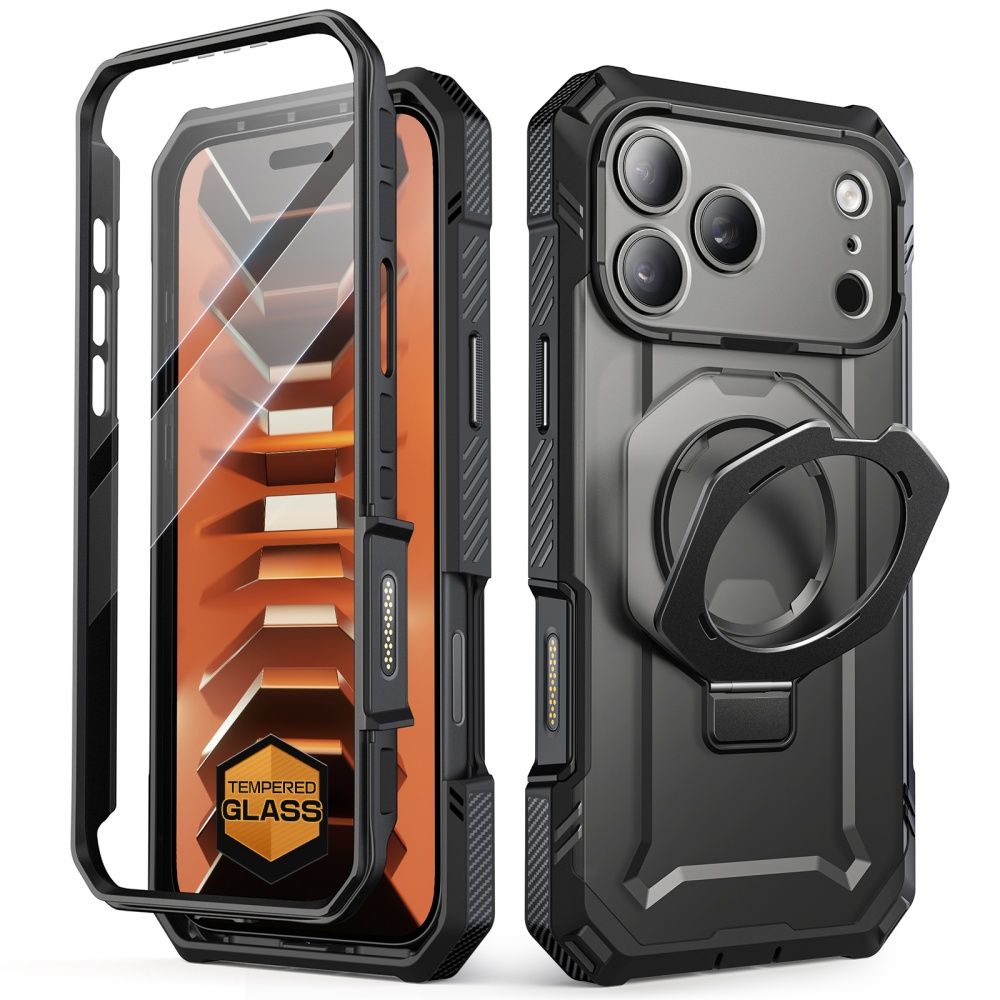 Supcase Grip Pro Mag MagSafe ümbris iPhone 18 Pro / 17 Pro – must