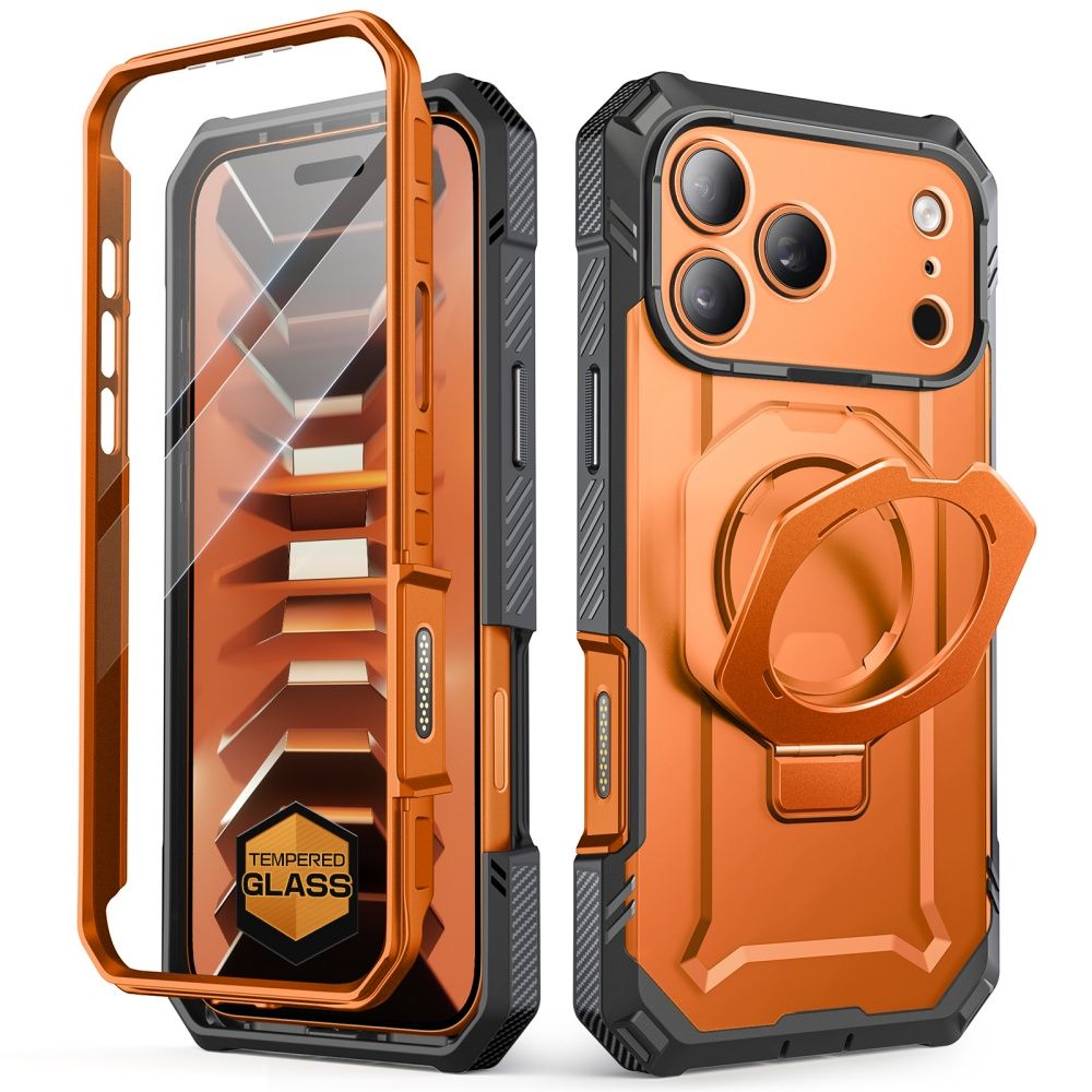 Supcase Grip Pro Mag MagSafe ümbris iPhone 18 Pro / 17 Pro – oranž