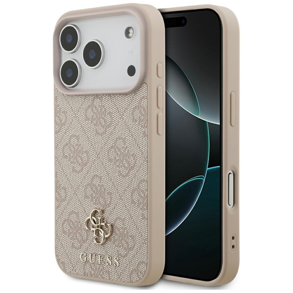 Guess 4G Small Classic Logo MagSafe ümbris iPhone 18 Pro / 17 Pro – roosa