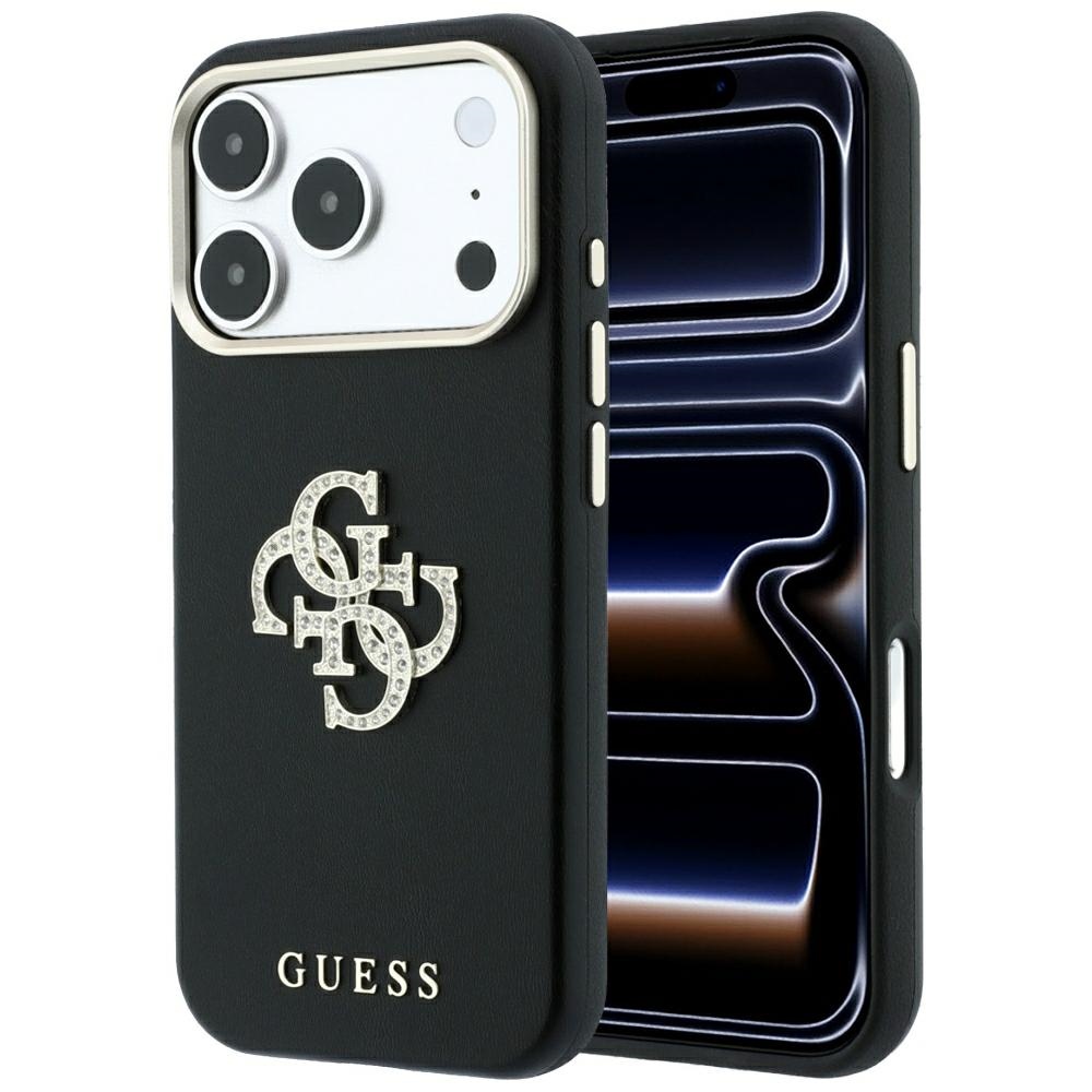 Guess Smooth & Big Strass Logo ümbris iPhone 18 Pro Max / 17 Pro Max – must