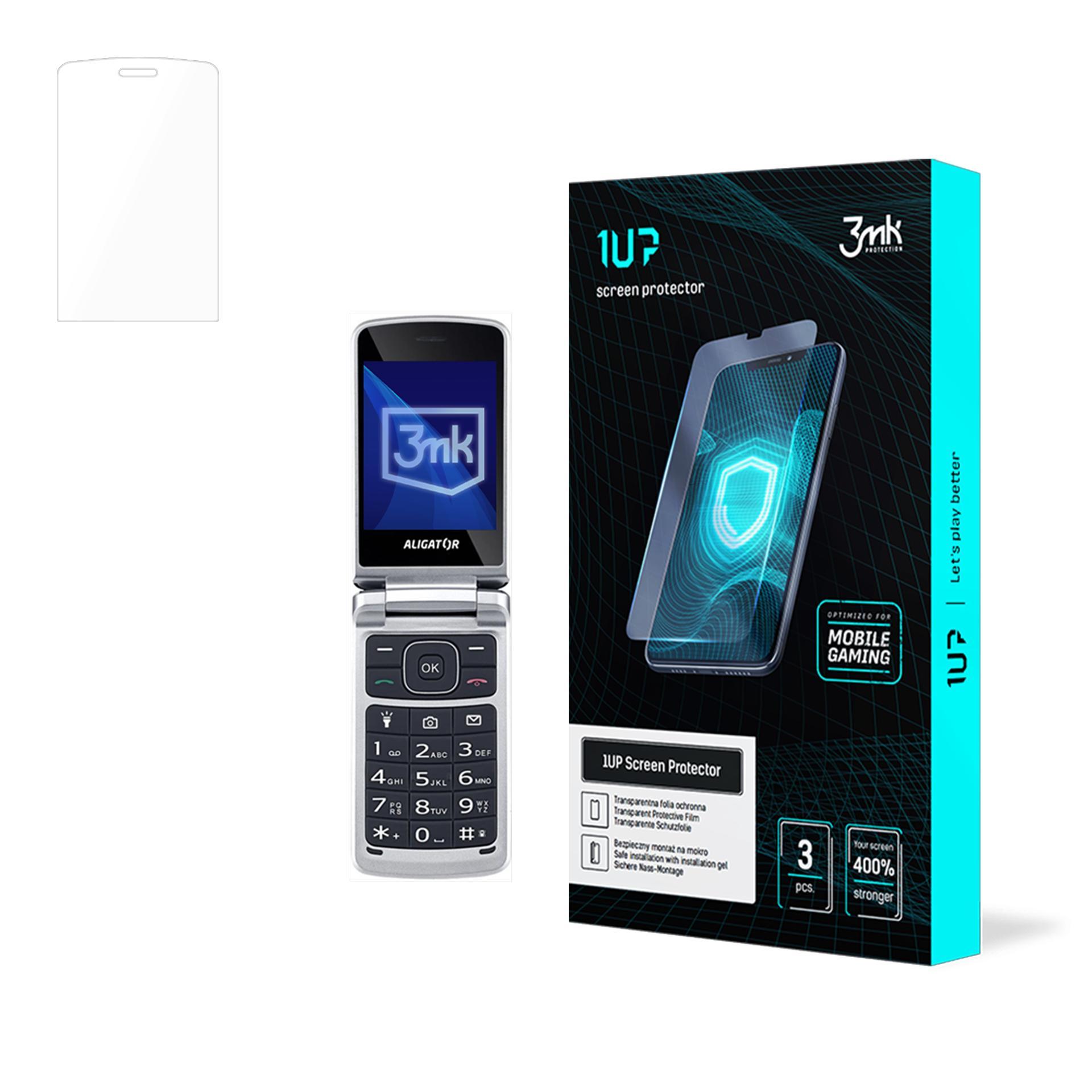 Aligator V710 Senior – 3mk 1UP telefoni ekraanikaitse