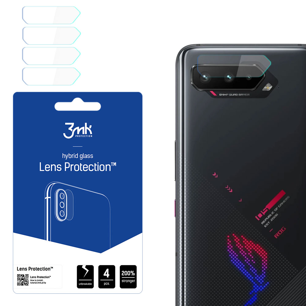 Asus ROG Phone 5 5G – 3mk Lens Protection kaamera objektiivi kaitse