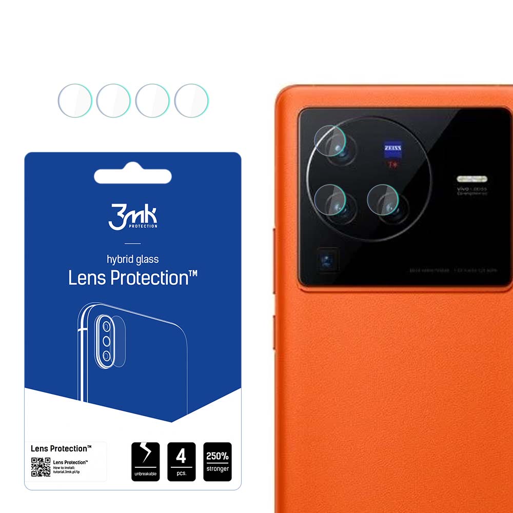 Vivo X80 Pro – 3mk Lens Protection kaamera objektiivi kaitse