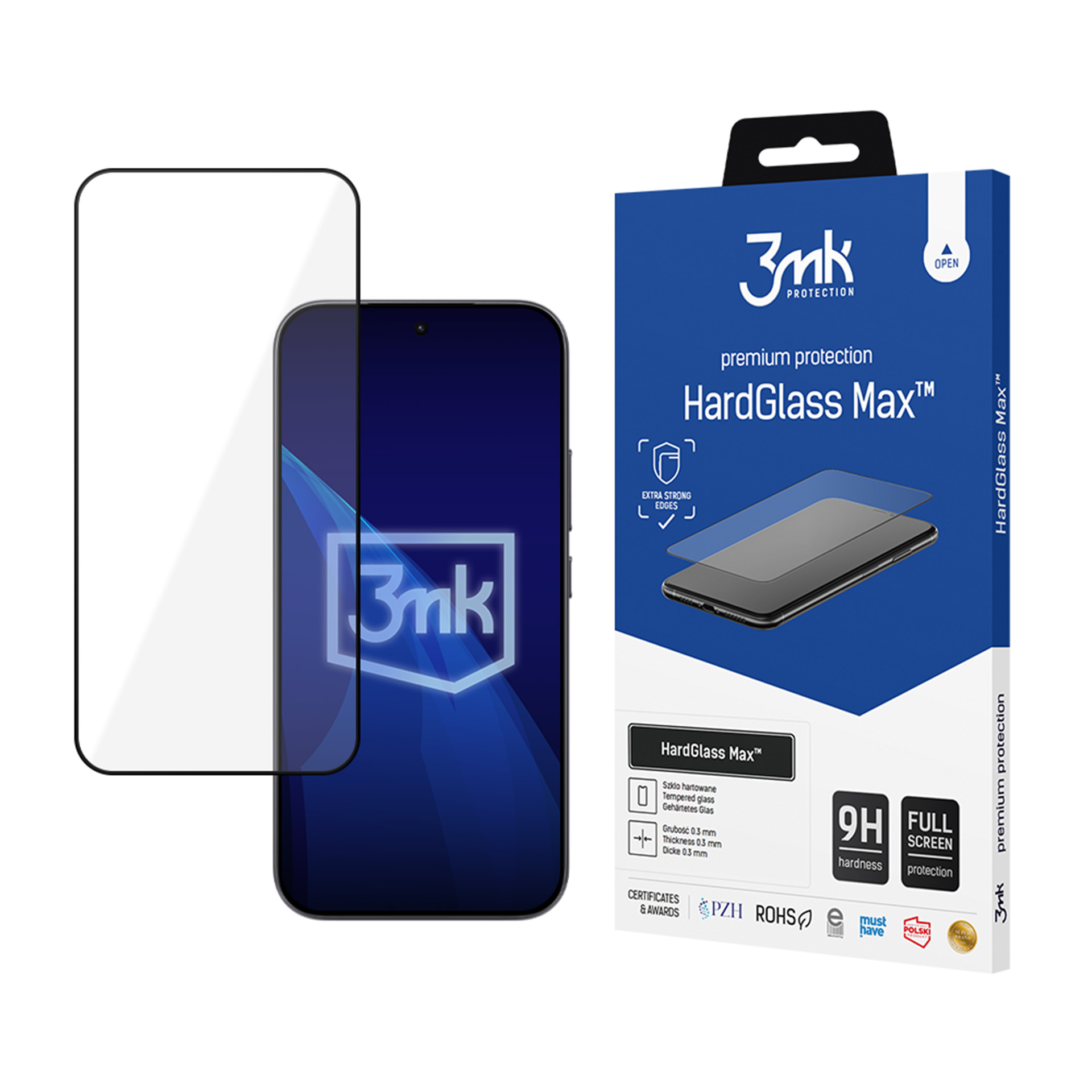 Xiaomi 17T – 3mk HardGlass Max must telefoni ekraanikaitse