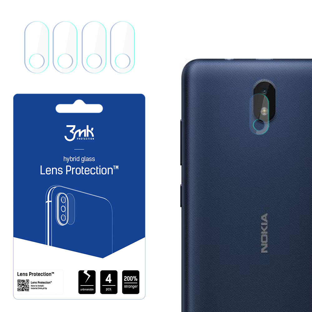 Nokia C1 2nd Edition – 3mk Lens Protection kaamera objektiivi kaitse