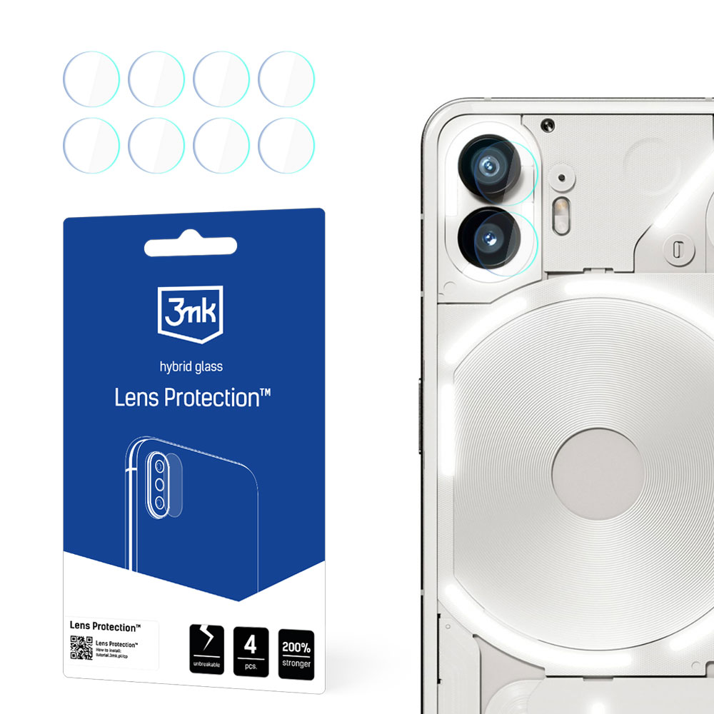 Nothing Phone 2 – 3mk Lens Protection kaamera objektiivi kaitse