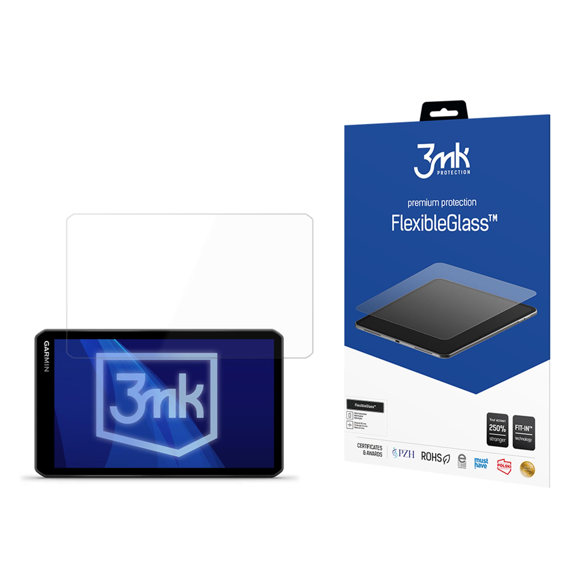 Garmin Dezl LGV710/720 – 3mk FlexibleGlass (kuni 8.3") tahvelarvuti ekraanikaitse