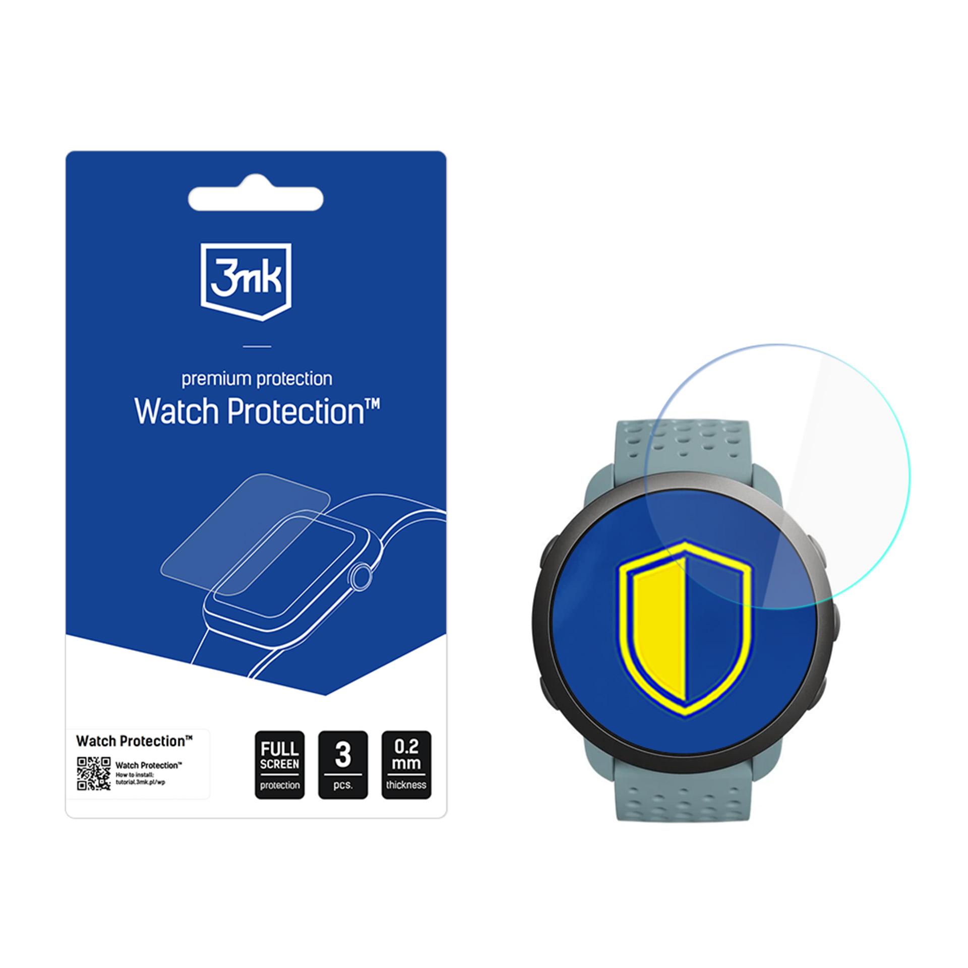 Suunto 3 – 3mk Watch Protection FlexibleGlass nutikella ekraanikaitse