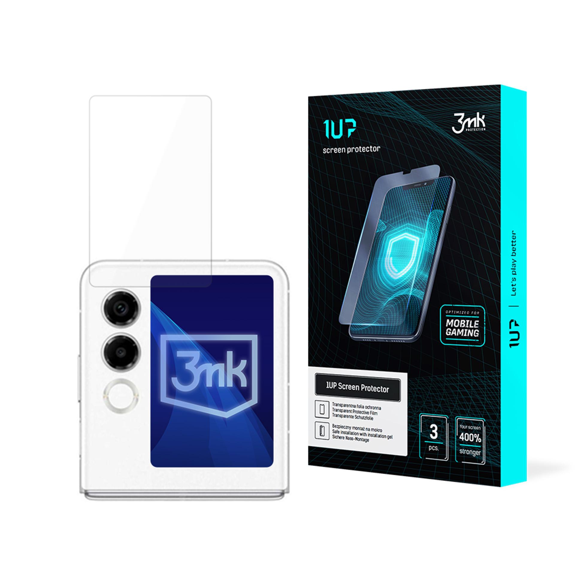 Nubia Flip 2 (front) – 3mk 1UP telefoni ekraanikaitse