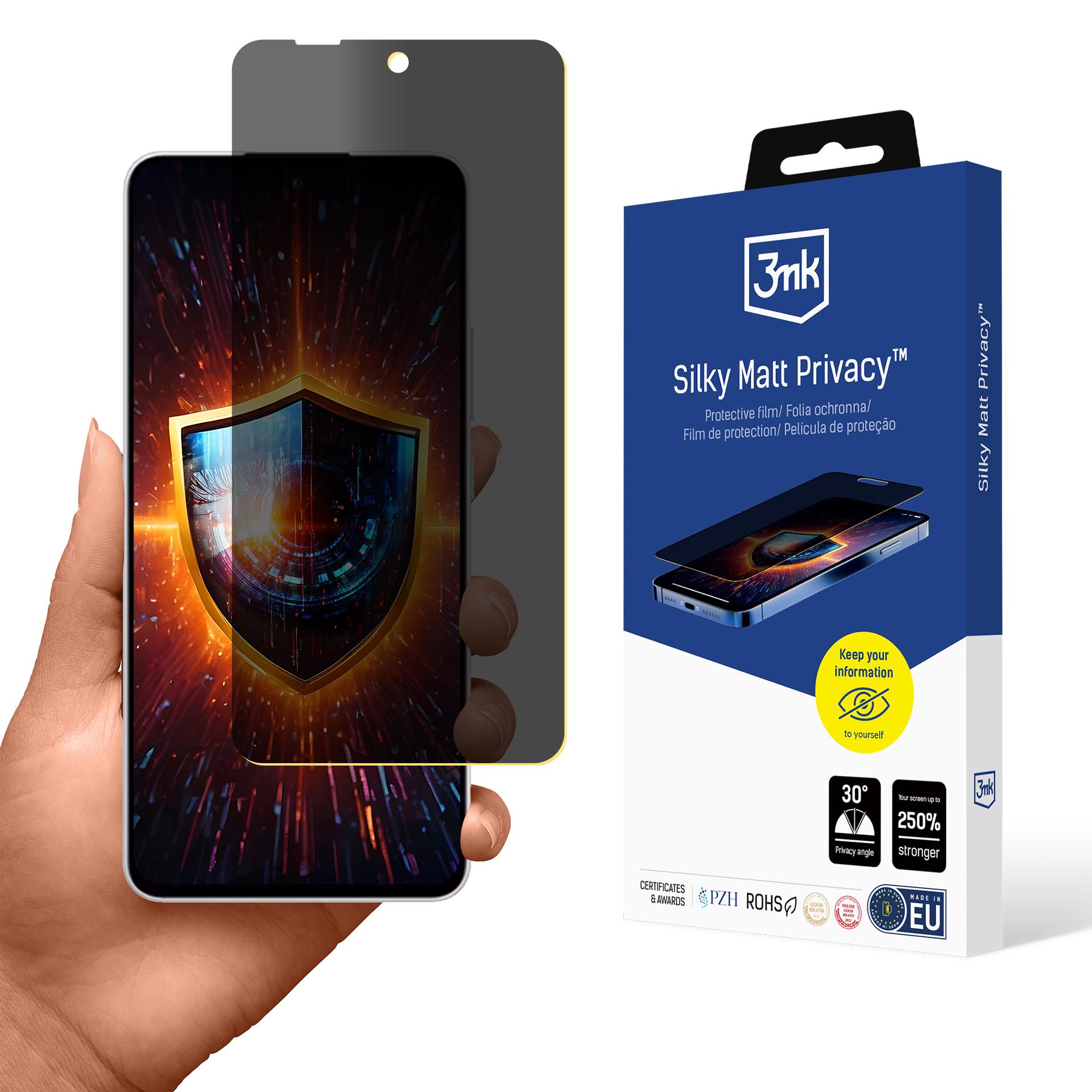 Oppo Reno 13F 4G/5G – 3mk Silky Matt Privacy privaatsusfilter