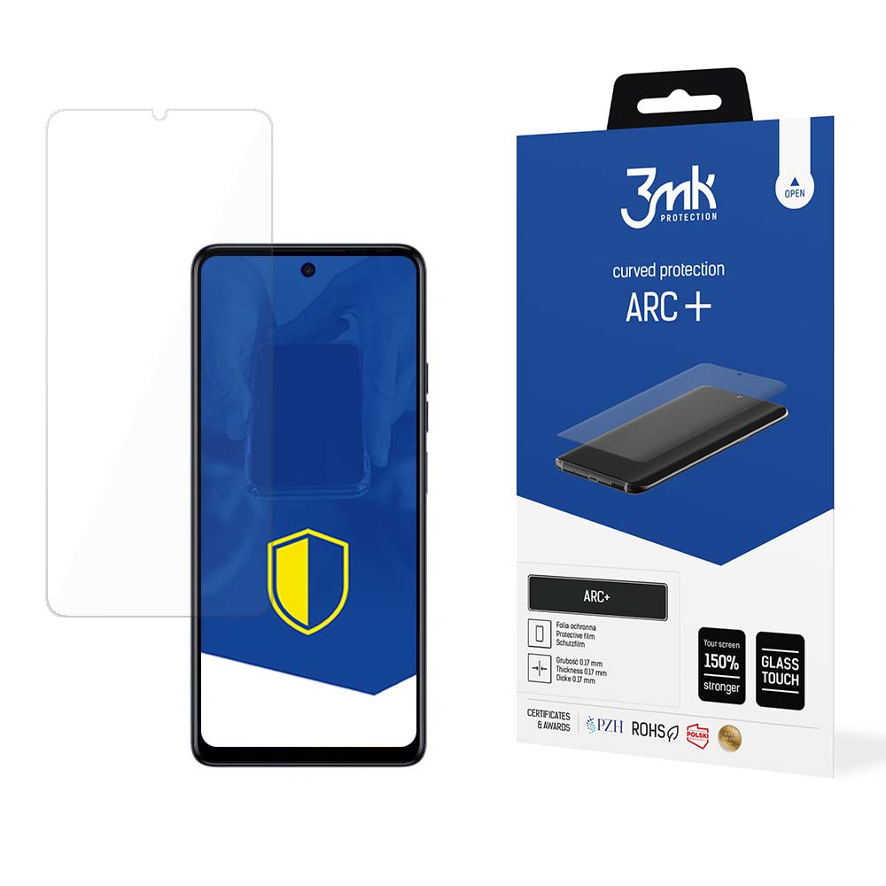 Tecno Spark 10 – 3mk ARC+ telefoni ekraanikaitse