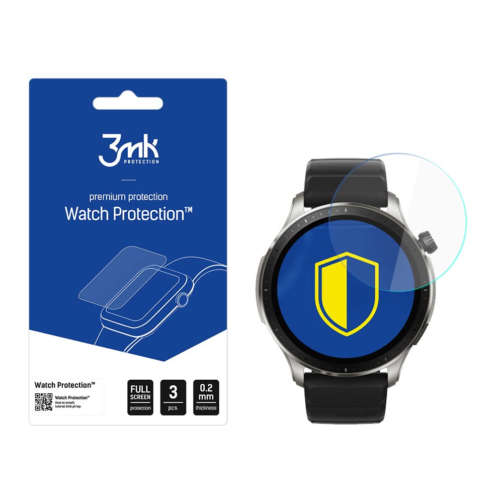 3mk Watch Protection™ v. FlexibleGlass Hübriidklaas jaoks Amazfit GTR 4 46 mm