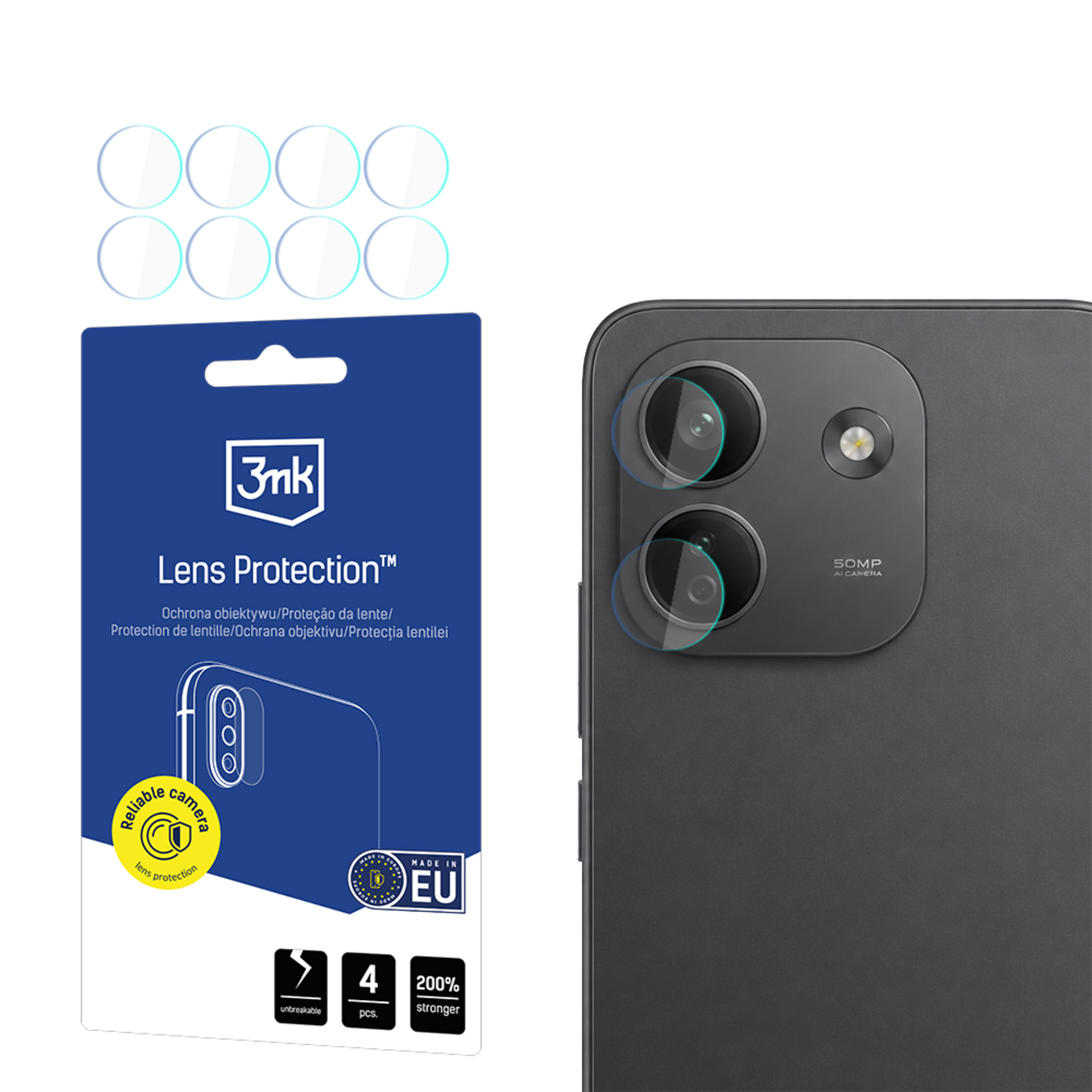 Redmi Note 17 Pro Max 5G – 3mk Lens Protection kaamera objektiivi kaitse