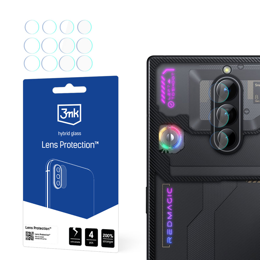 Nubia Red Magic 8 Pro / 8 Pro+/ 8s Pro – 3mk Lens Protection kaamera objektiivi kaitse