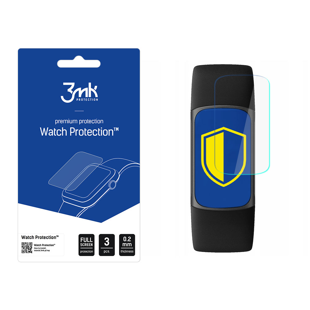 FitBit Charge 5 – 3mk Watch Protection ARC nutikella ekraanikaitse