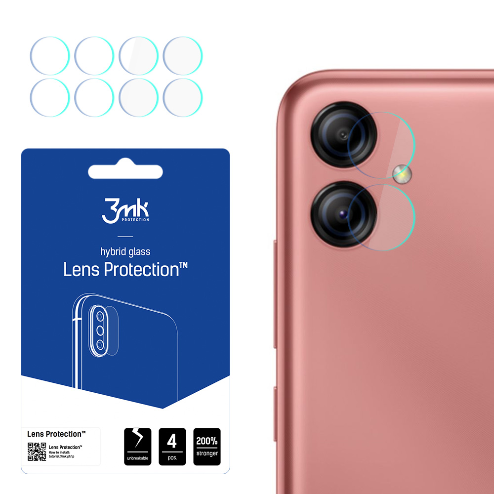 Samsung Galaxy A04e – 3mk Lens Protection kaamera objektiivi kaitse