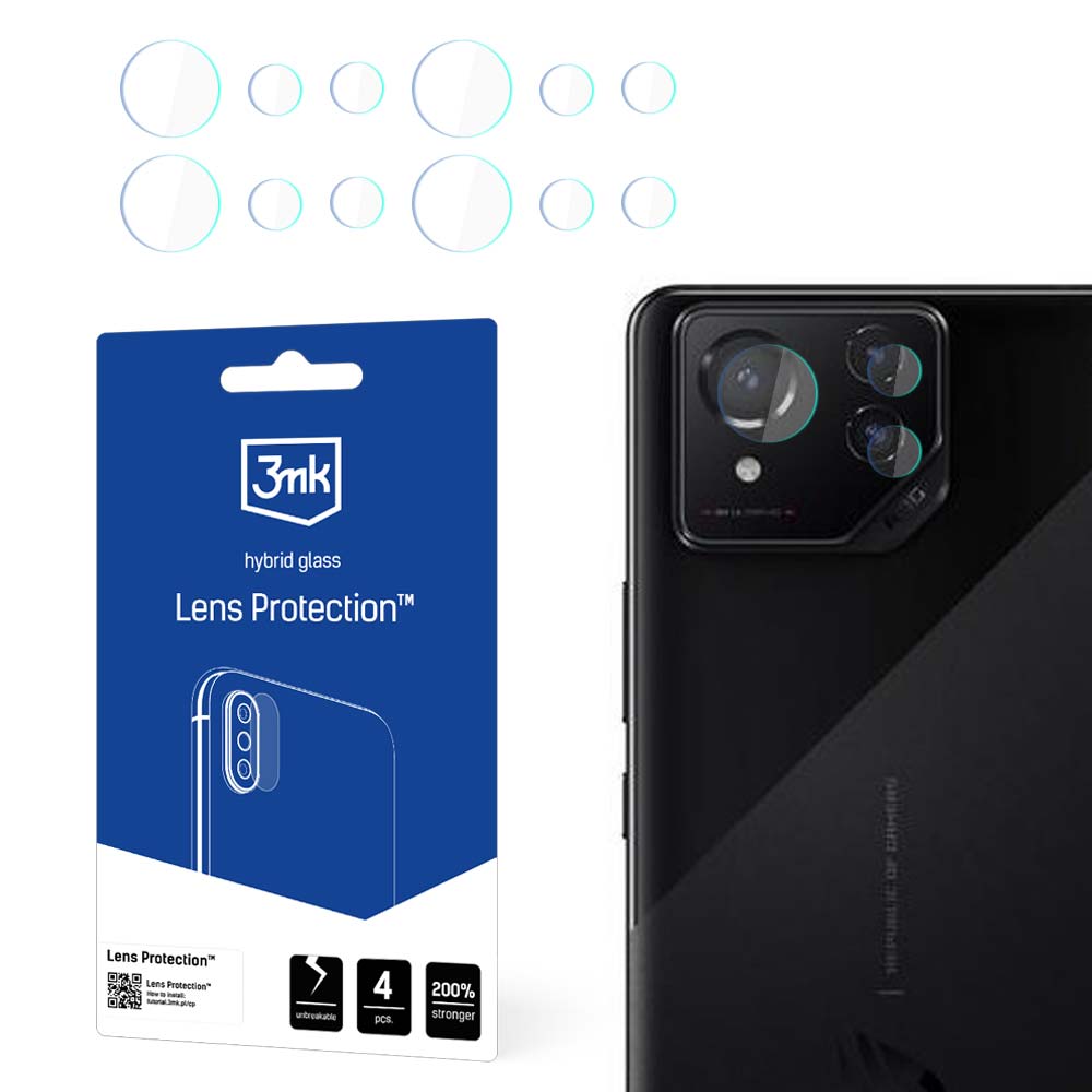 Asus ROG Phone 8/8 Pro – 3mk Lens Protection kaamera objektiivi kaitse