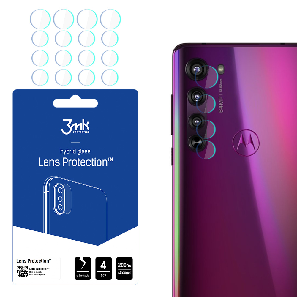 Motorola Edge 5G – 3mk Lens Protection kaamera objektiivi kaitse