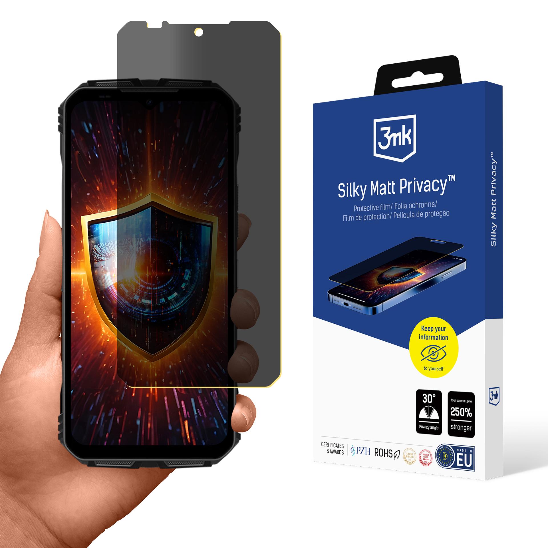 Doogee V Max Pro – 3mk Silky Matt Privacy privaatsusfilter