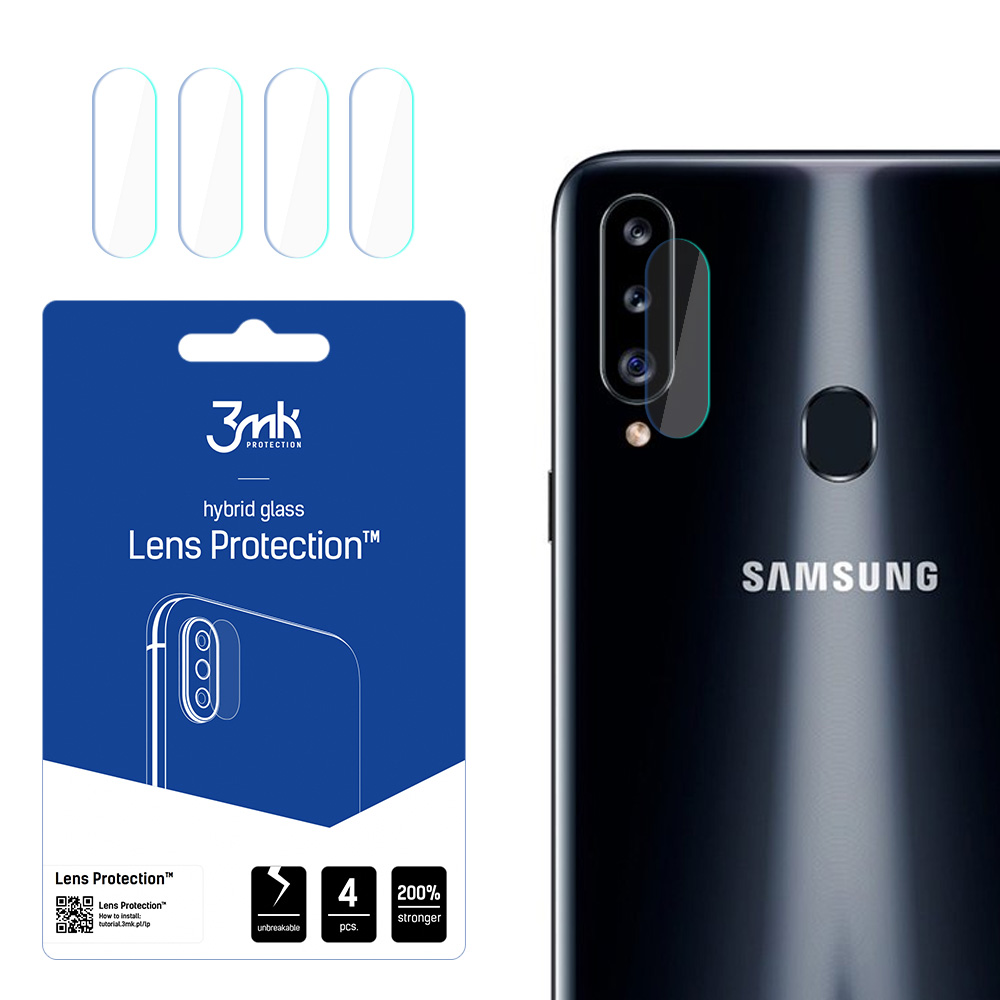 Samsung Galaxy A20s – 3mk Lens Protection kaamera objektiivi kaitse