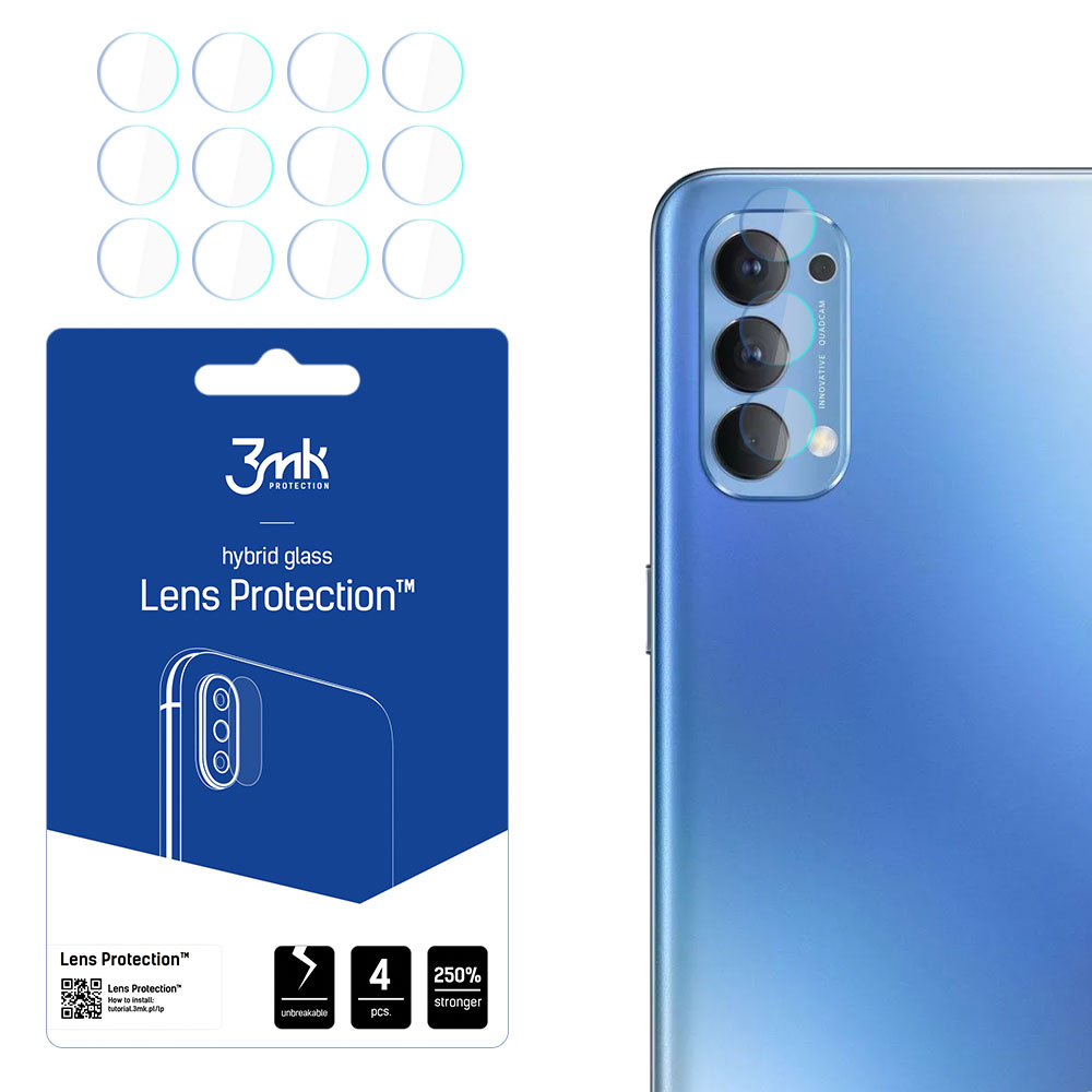 Oppo Reno 4 CPH2113 – 3mk Lens Protection kaamera objektiivi kaitse
