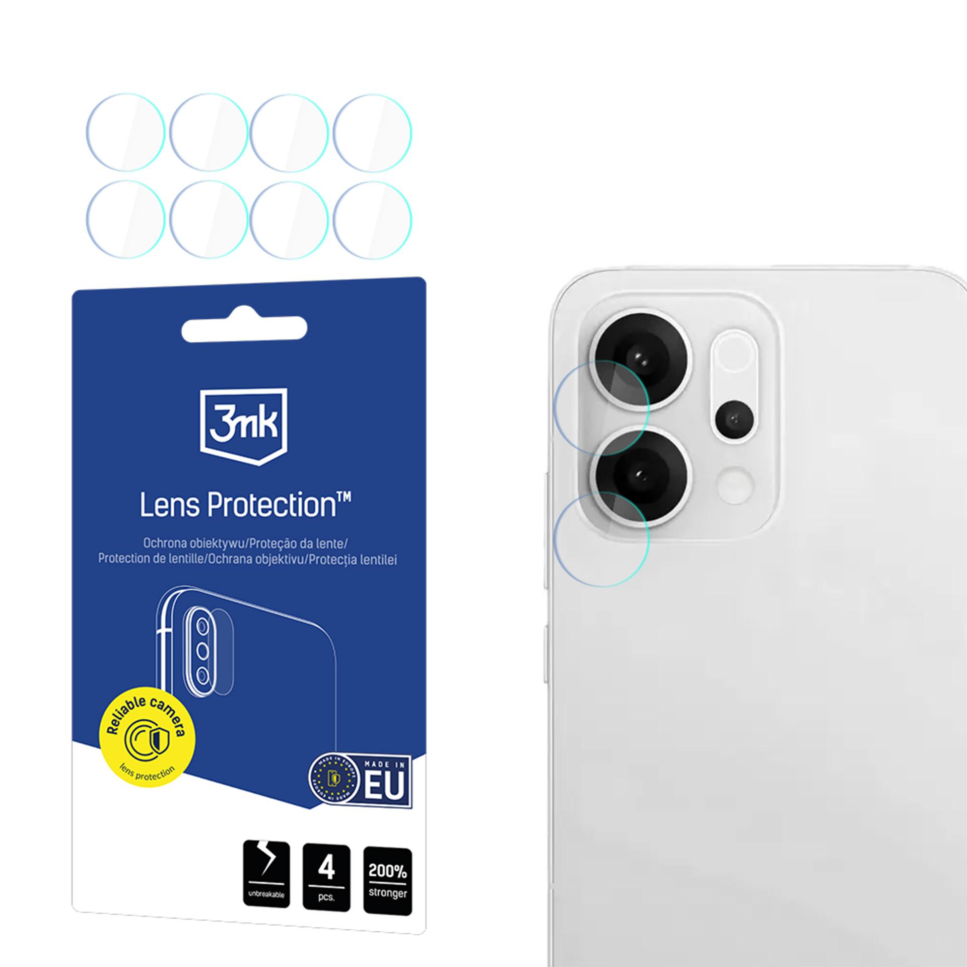 3mk Lens Protection Hybrid Glass jaoks Camera Lens on Oppo Reno 14