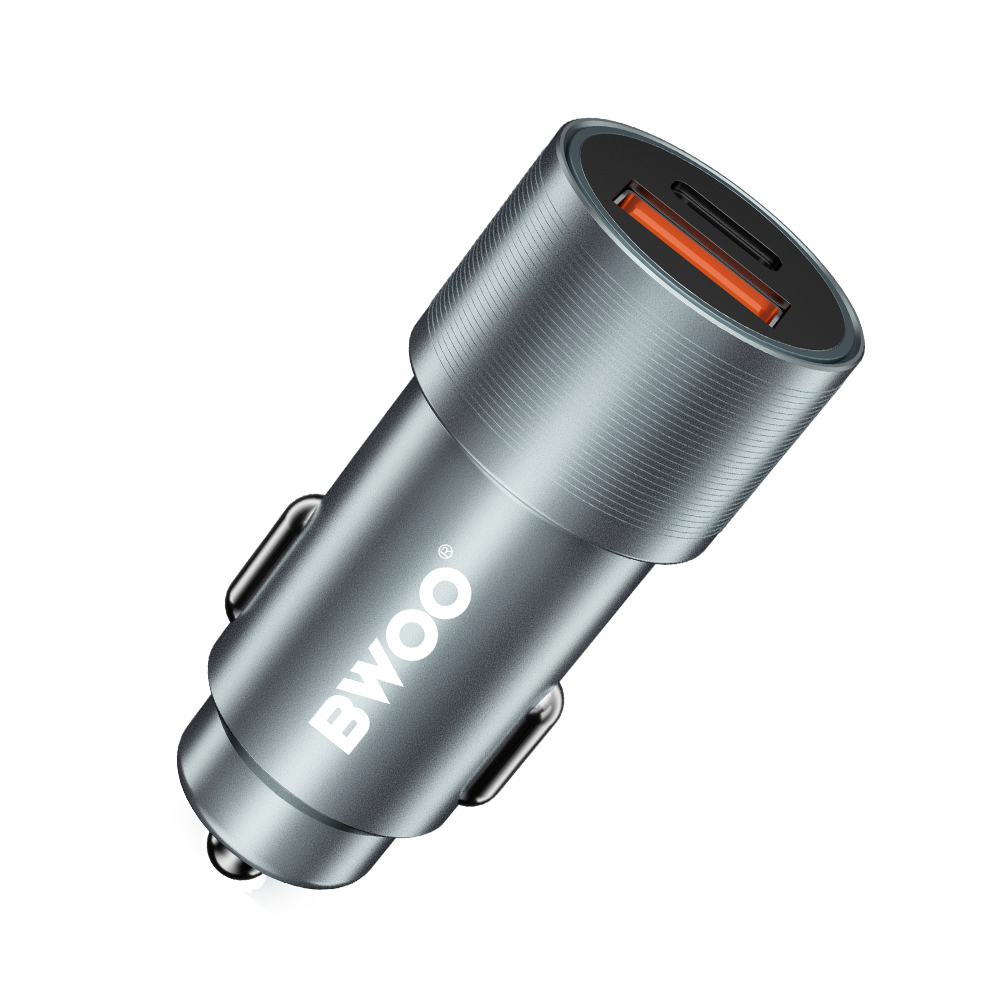 Autolaadija Bwoo (CC73) (1xUSB; 1xUSB-C; 38W) must