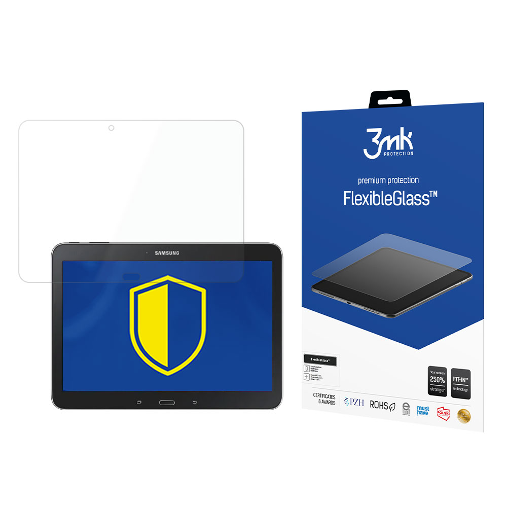 Samsung Galaxy Tab 4 10.1 T530 – 3mk FlexibleGlass (kuni 11") tahvelarvuti ekraanikaitse