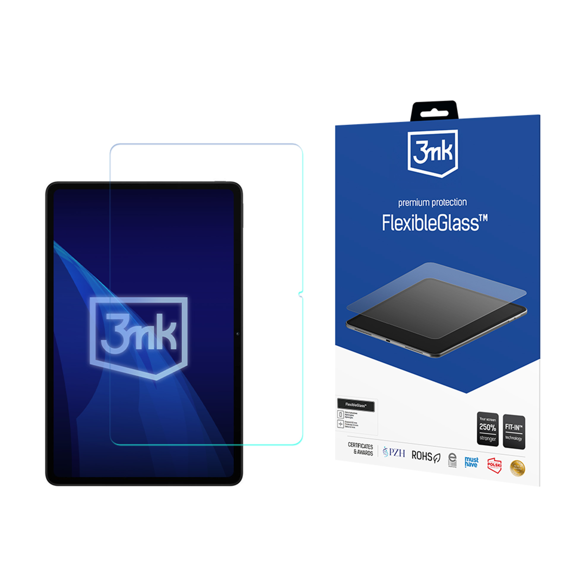 Poco Pad M1 – 3mk FlexibleGlass (kuni 13") tahvelarvuti ekraanikaitse