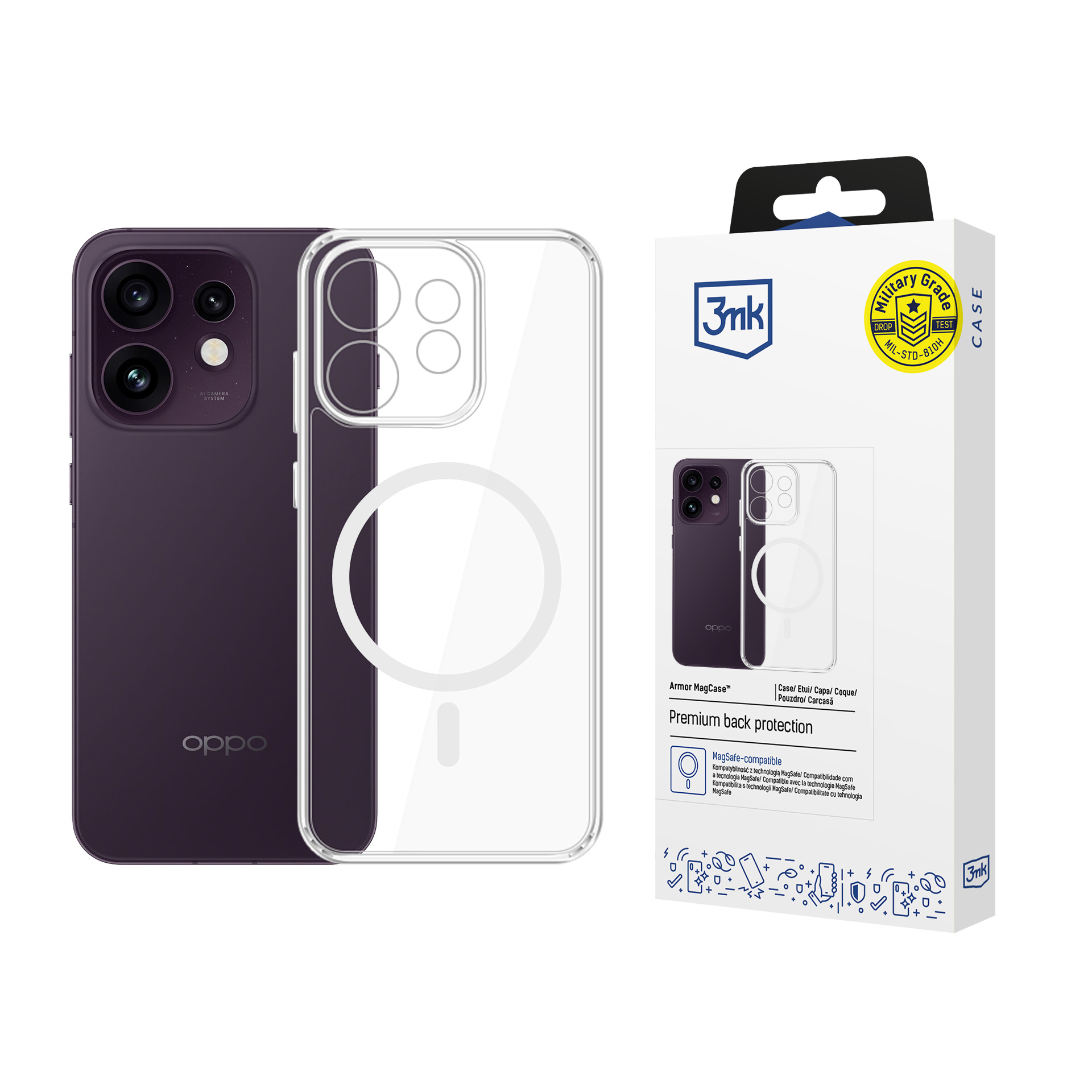 Oppo Reno 16 F / Reno 16 FS (CPH2859) – 3mk Armor Magcase telefoniümbris