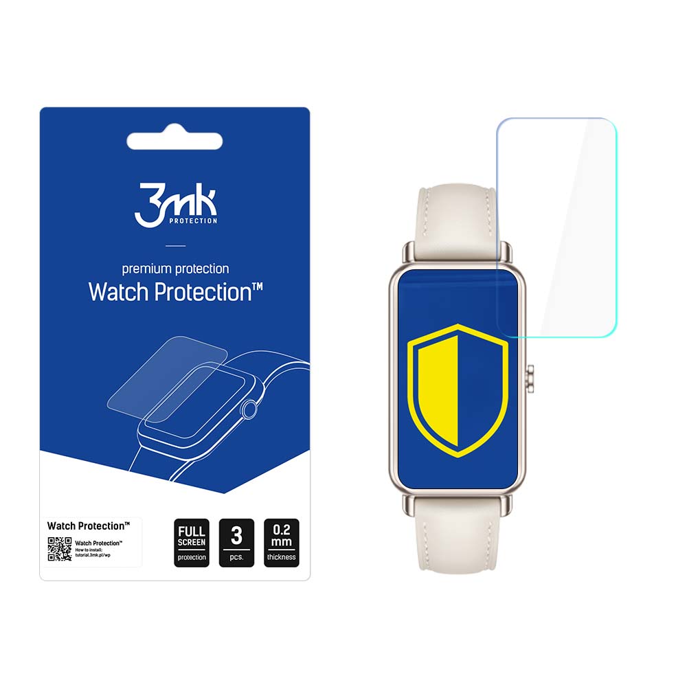 Huawei Watch Fit Mini – 3mk Watch Protection ARC nutikella ekraanikaitse