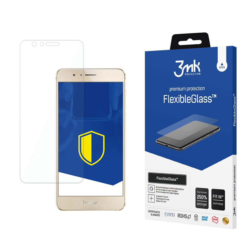 3mk FlexibleGlass™ Hübriidklaas jaoks Honor 8